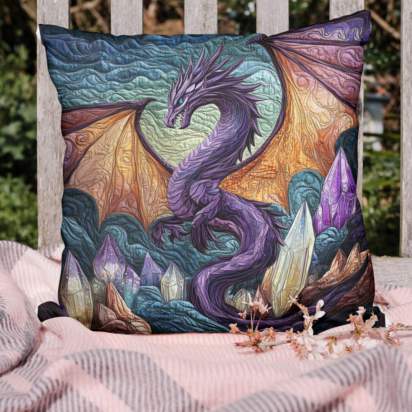 Shadowflame Quilted Pillow Case NCU0DK768