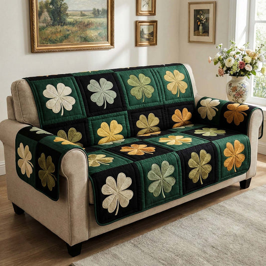 Shamrock Lane Quilted Sofa Cover NCU0NXD1362
