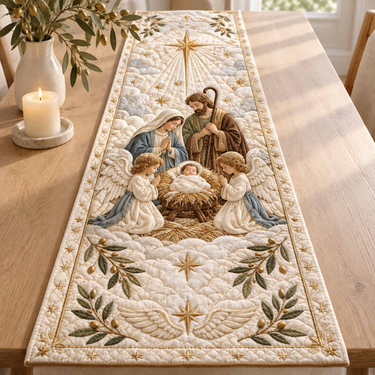 Shepherd Hope Quilted Table Runner NCU0NTD2335