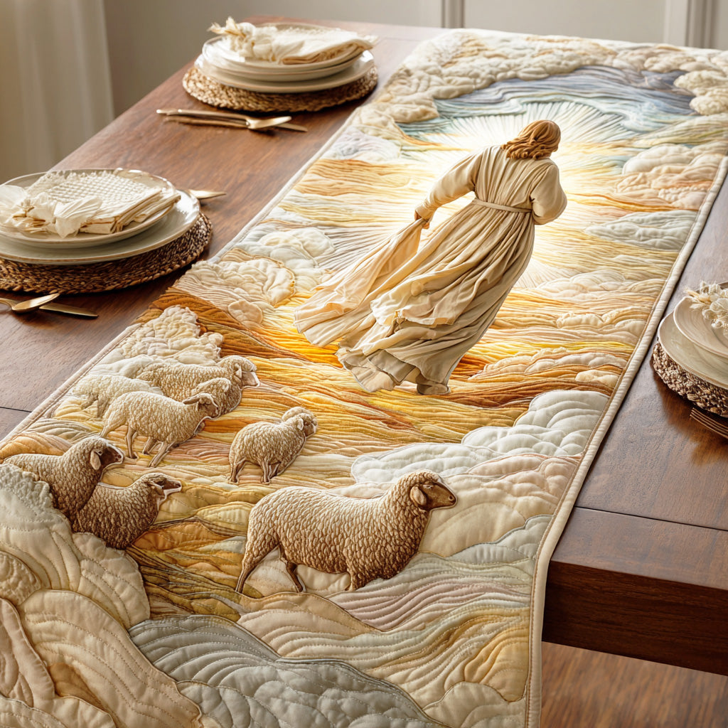 Shepherd of Faith Quilted Table Runner NCU0NTD759