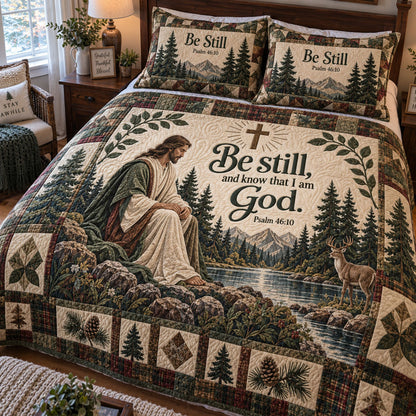 Shepherd’s Peace 3-Piece Quilted Bedding Set NCU0PTT3505