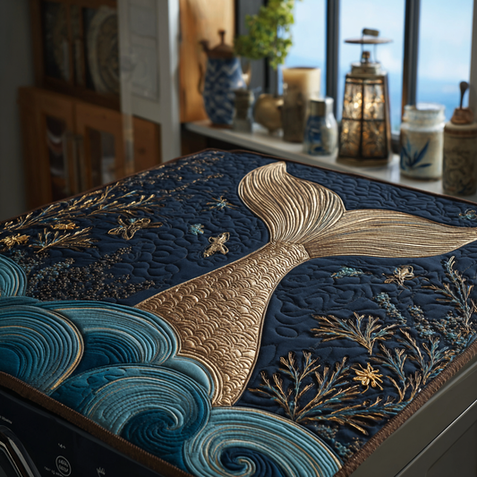 Shimmer Tide Quilted Washer and Dryer Cover NCU0DV866