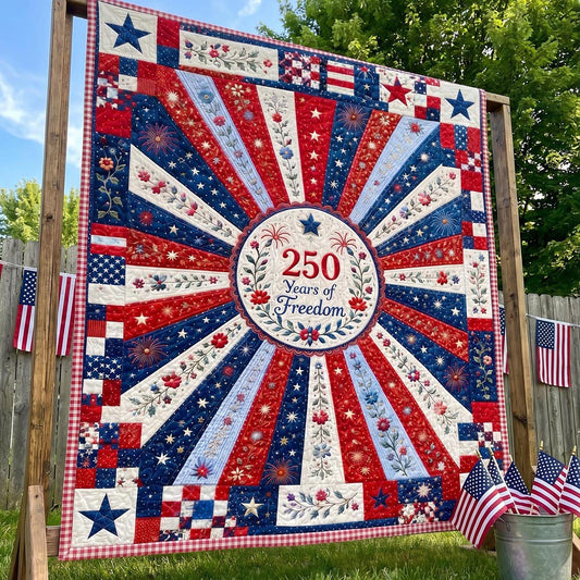 Shining Liberty Quilted Blanket NCU0DV2176