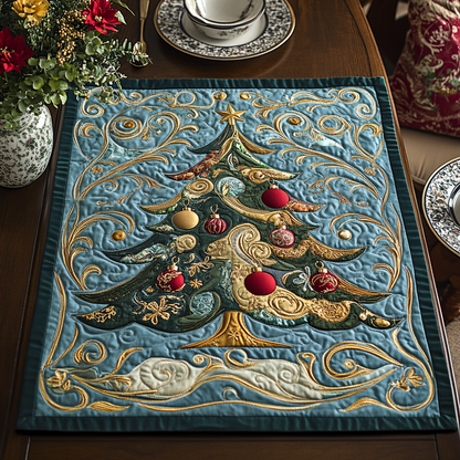 Shining Forest Quilted Table Topper NCU0DDK1112