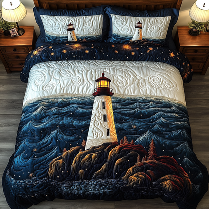 Shoreline Guardian 3-Piece Quilted Bedding Set NCU0DK2293