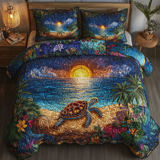 Shoreline Serenity 3-Piece Quilted Bedding Set NCU0NNT340