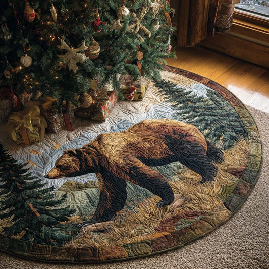 Sierra Spirit Christmas Quilted Tree Skirt NCU0PTT1820