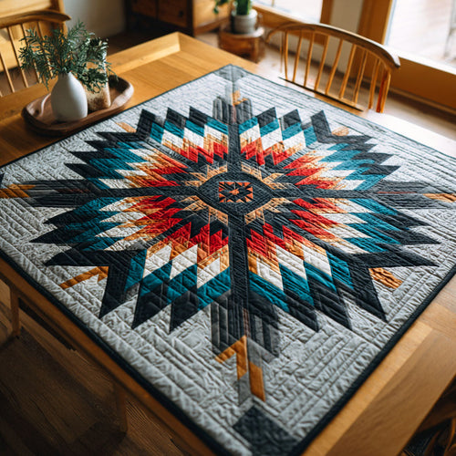 Silent Arrow Quilted Table Topper NCU0NTD302