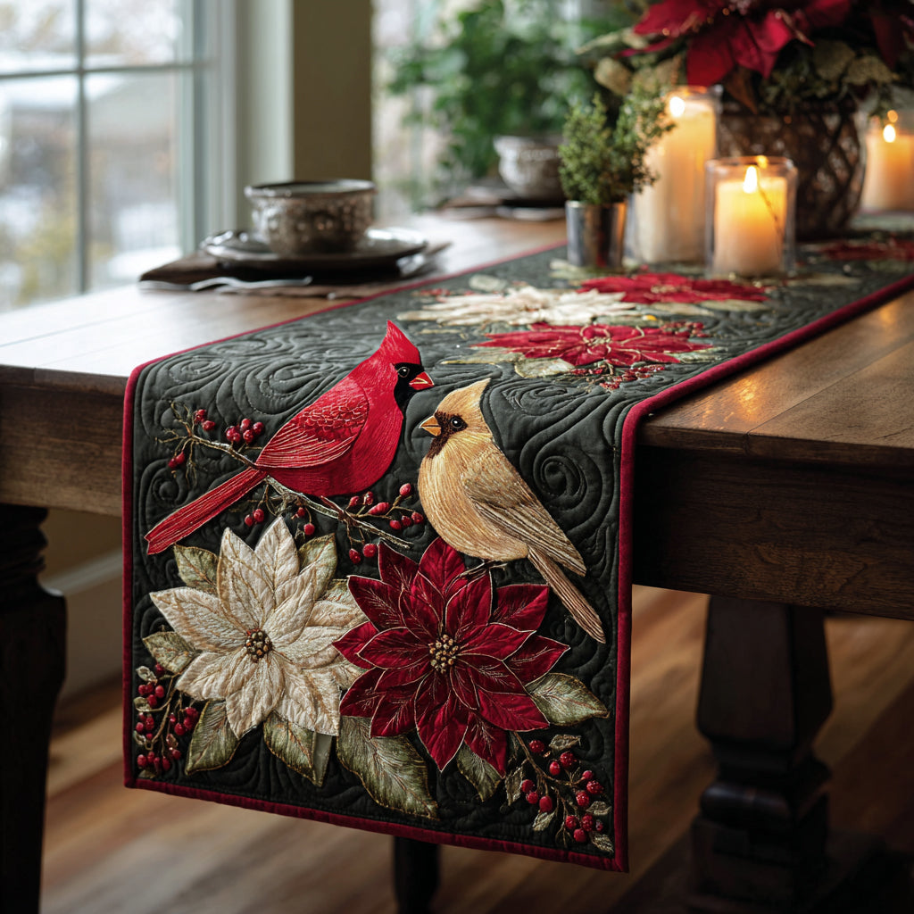 Silent Branches Quilted Table Runner NCU0DV1179