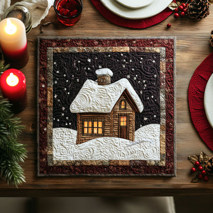 Silent Cottage Quilted Table Topper NCU0NTV153