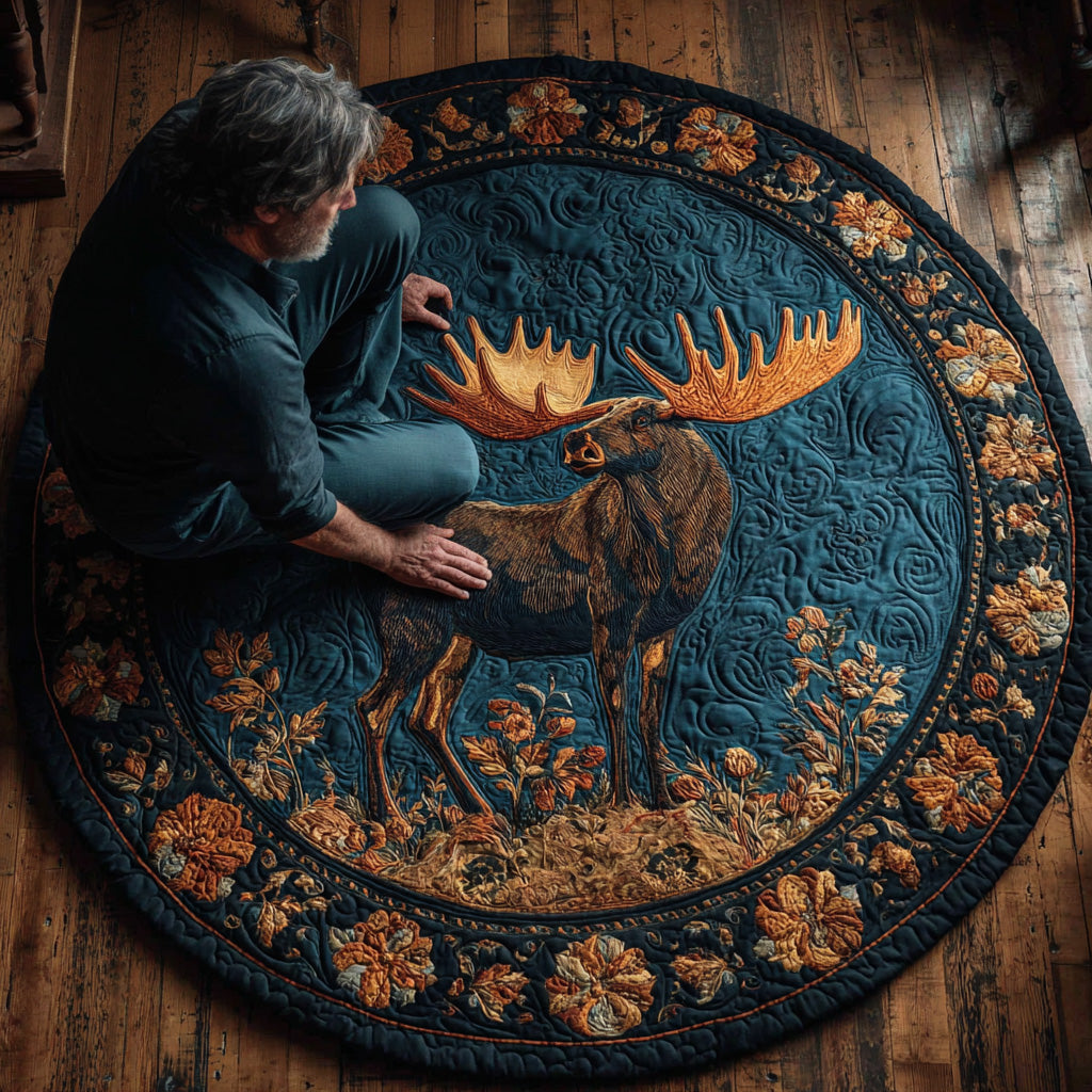 Silent Crown Quilted Round Mat NCU0PTT1859