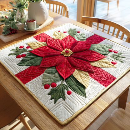 Silent Eve Quilted Table Topper NCU0NTD256