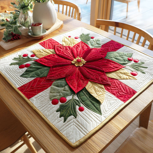 Silent Eve Quilted Table Topper NCU0NTD256
