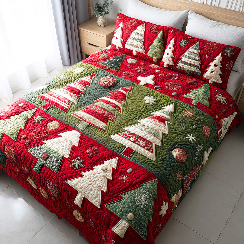 Silent Forest Eve 3-Piece Quilted Bedding Set NCU0NTD619