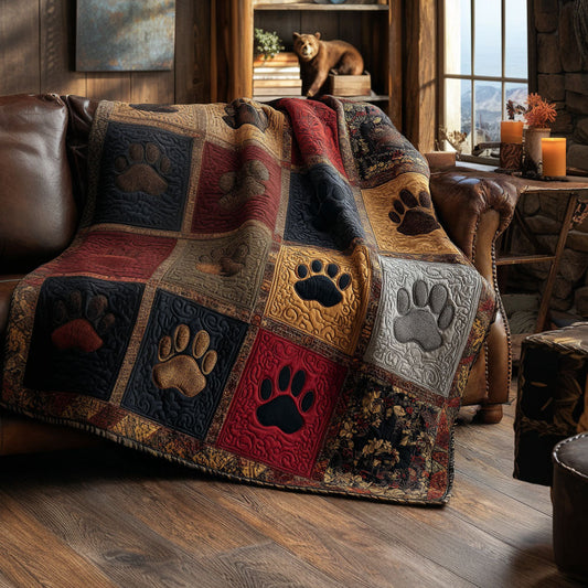 Silent Forest Guardian Quilted Blanket NCU0PTT2761