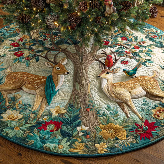 Silent Meadow Quilted Tree Skirt NCU0NXD1001