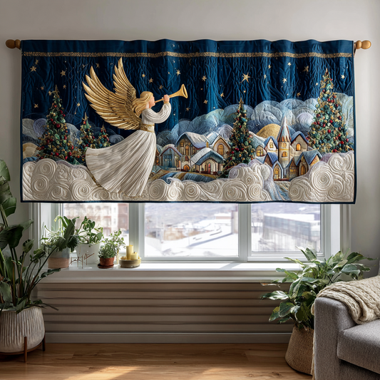 Silent Night Angel Quilted Valance NCU0NTV502
