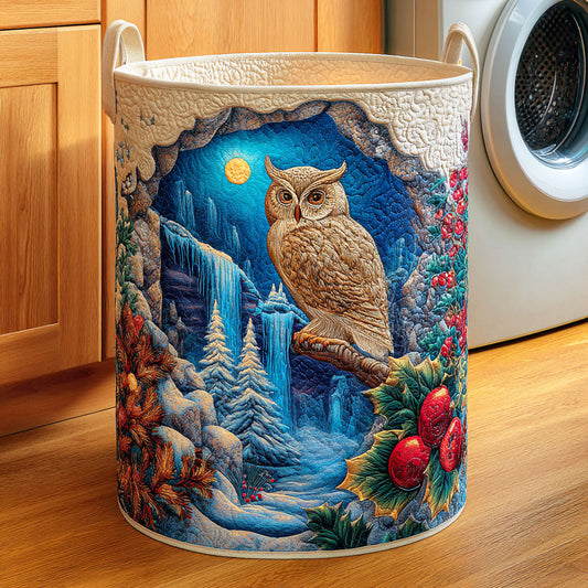 Silent Owl Quilted Laundry Basket NCU0NTD372