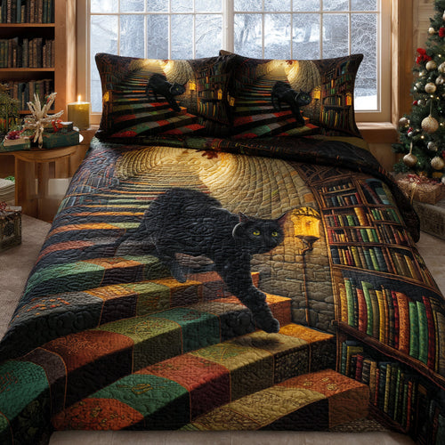 Silent Paws 3-Piece Quilted Bedding Set NCU0DV1305