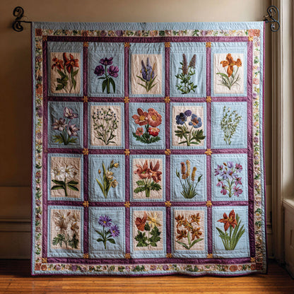Silent Petal Quilted Blanket NCU0DDK2295