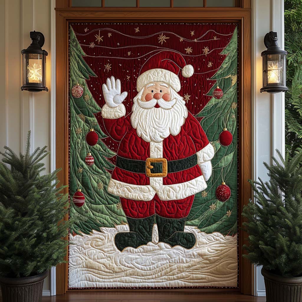 Holiday Welcome Quilted Door Cover NCU0TV991