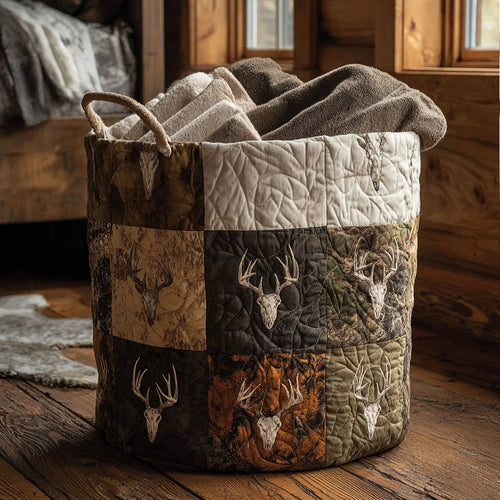 Silent Tracker Quilted Laundry Basket NCU0PTT1886