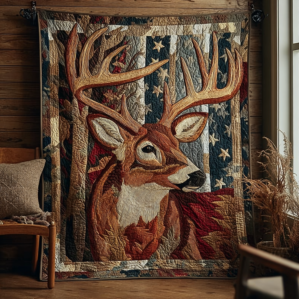 Silent Woods Quilted Blanket NCU0DDK1358