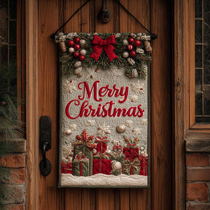 Silver Joy Quilted Door Banner NCU0NNT2459