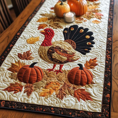 Simple Turkey Quilted Table Runner NCU0NNT1880