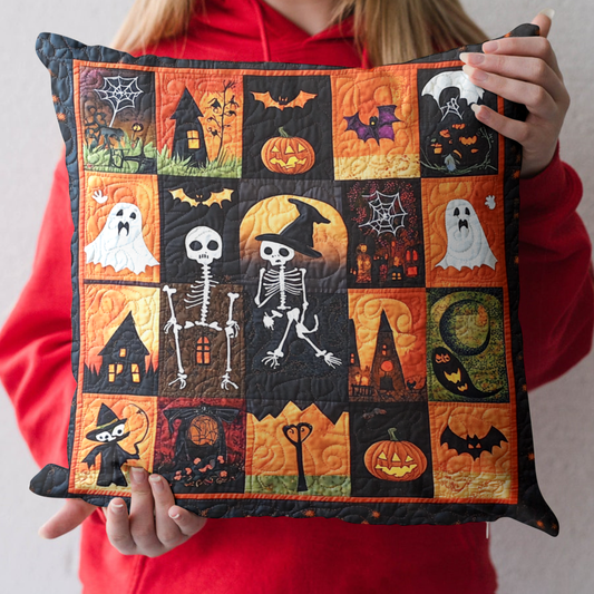 Skeleton Dance Quilted Pillow Case NCU0NT883