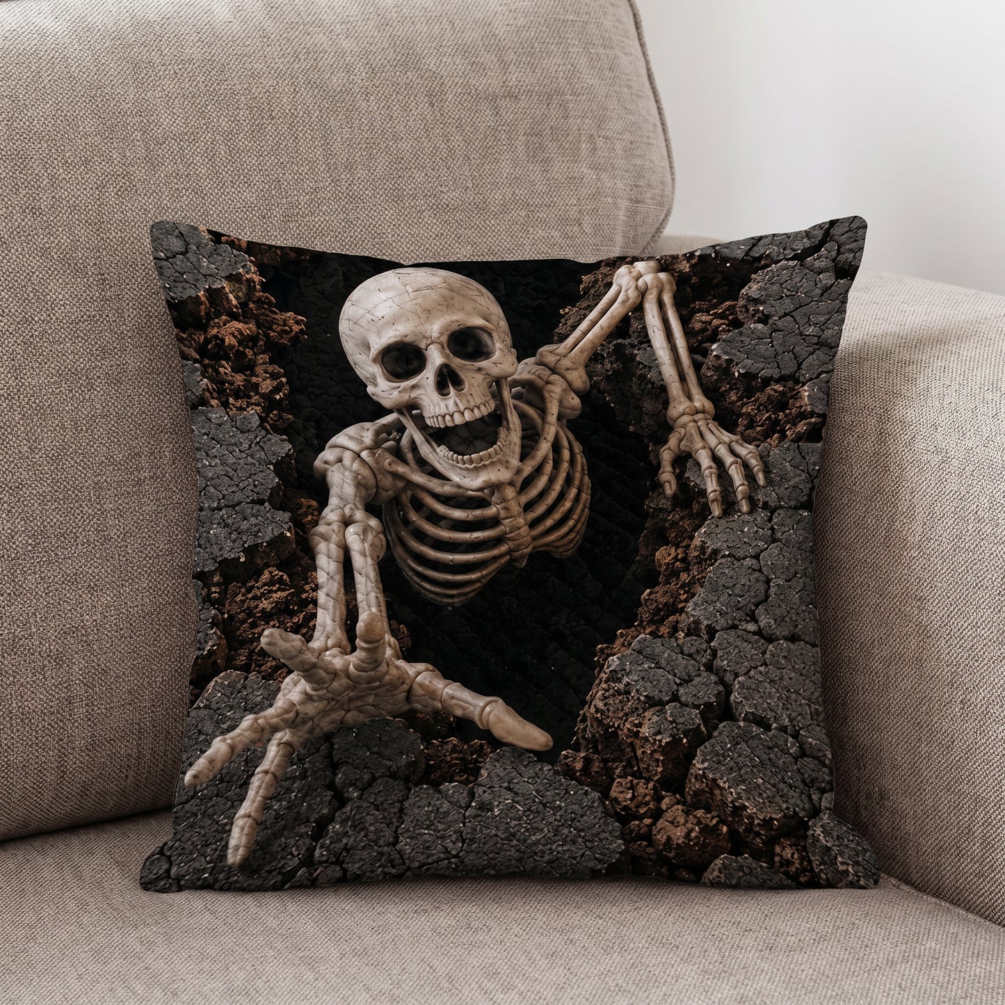 Skeleton Rift Quilted Pillow Case NCU0DV2240
