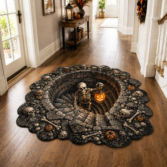 Skeleton Ambush Custom Shape Area Rug NCU0NTD2194