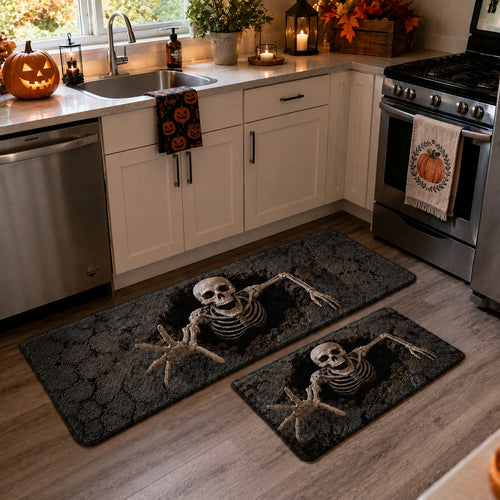 Skeleton Breakout Kitchen Area Rug NCU0DV2436
