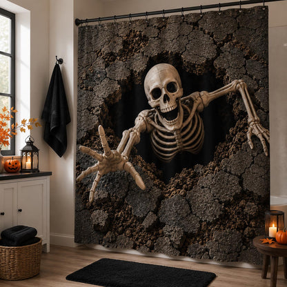 Skeleton Breakout Shower Curtain NCU0DV2259