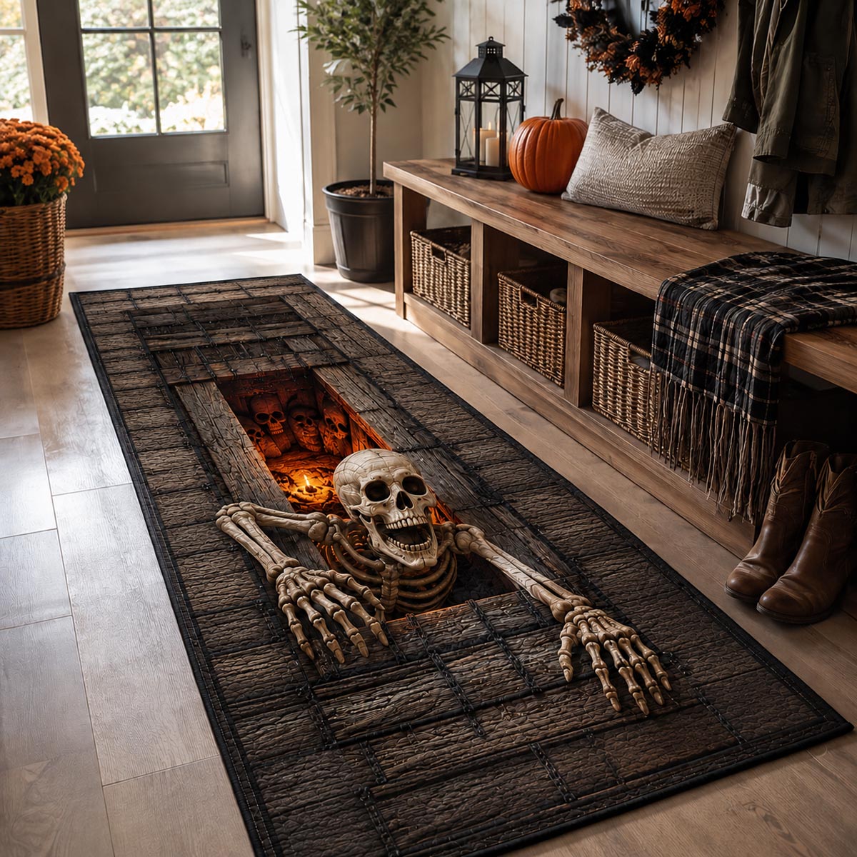 Skeleton Floor Breakout Runner Carpet NCU0DV2442