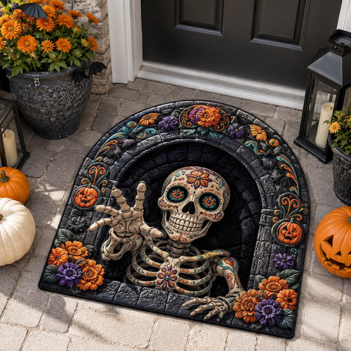 Skeleton Gatekeeper Custom Shape Doormat NCU0DV2318