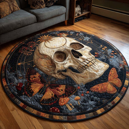 Skull Forest Quilted Round Mat NCU0NNT2599