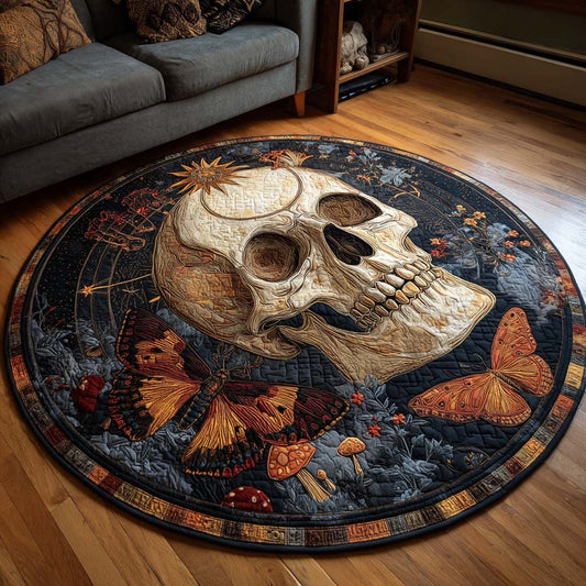 Skull Forest Quilted Round Mat NCU0NNT2599