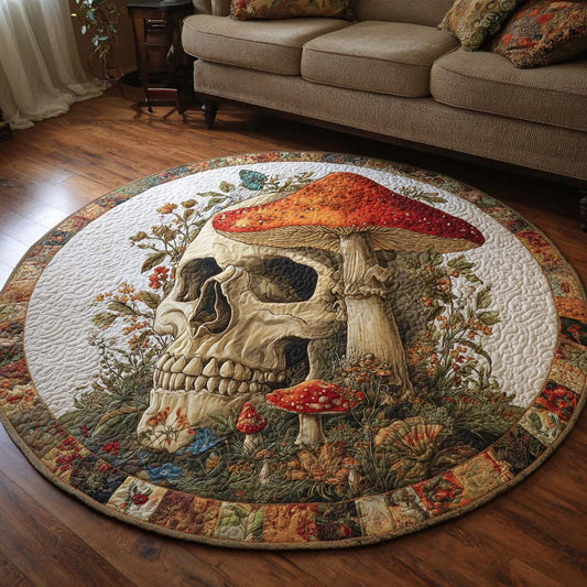 Skull Grove Quilted Round Mat NCU0NNT2600