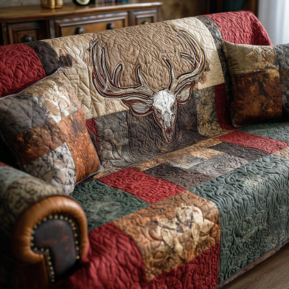 Skull Ridge Quilted Sofa Cover NCU0NTD1338