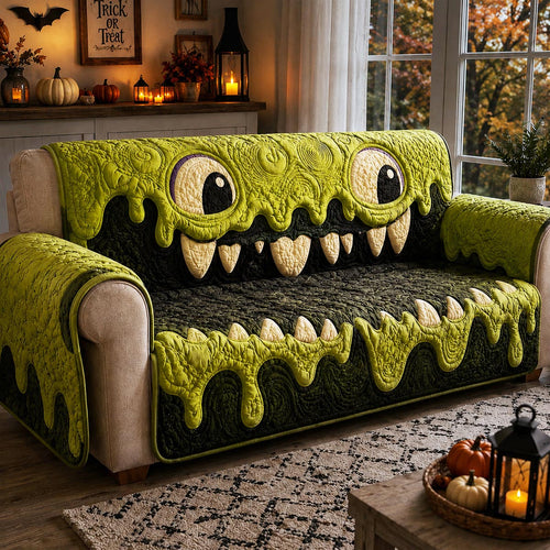 Slime Monster Quilted Sofa Cover NCU0DV2427