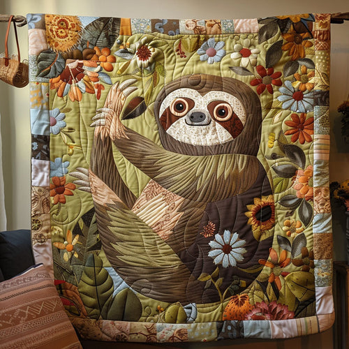 Sloth Serenity Quilted Blanket NCU0TL809