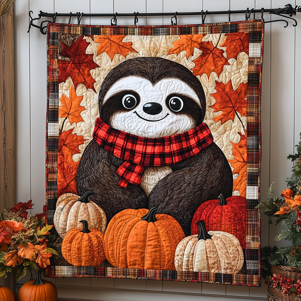 Slothful Bliss Quilted Blanket NCU0DK515