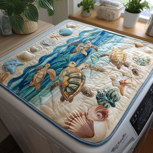 Slow and Serene Quilted Washer and Dryer Cover NCU0PTT1024