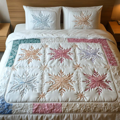 Snow Dream 3-Piece Quilted Bedding Set NCU0NNT050