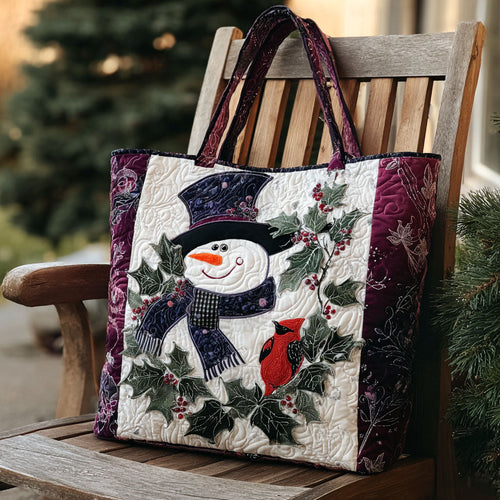 Snow Day Magic Quilted Tote Bag NCU0PTT1709