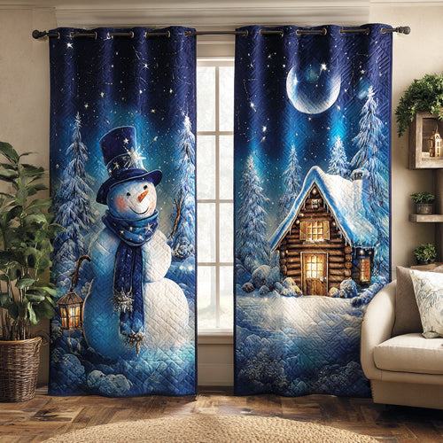 Snow Parade Holiday Quilted Curtains NCU0NTD987