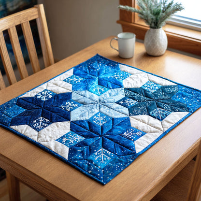 Snow Trail Quilted Table Topper NCU0NTD257