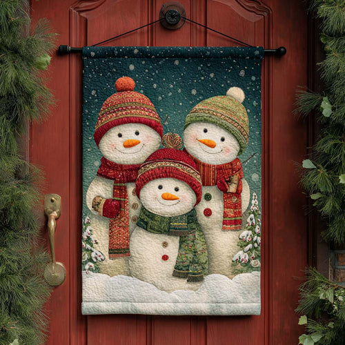 Snowflake Hugs Quilted Door Banner NCU0NNT2460