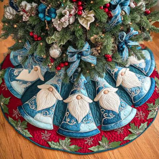 Snowlight Wanderers Christmas Quilted Tree Skirt NCU0NTD740
